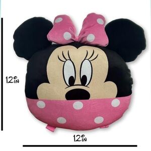 🆕 Disney’s Minnie Mouse Plush Backpack Pink and Black